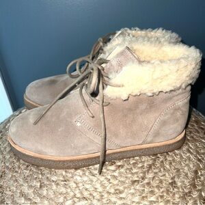 Koolaburra Jett Lace Up Ankle Boots